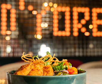 Marquee Sign & Dish